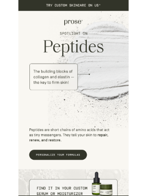 Prose Hair - Peptides are having a moment