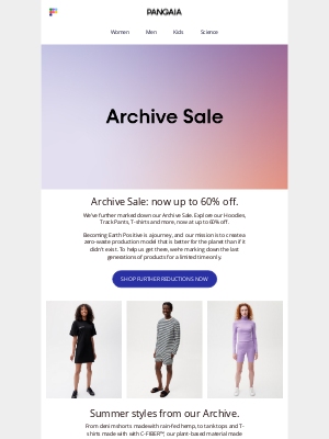 PANGAIA - Archive Sale: now up to 60% off