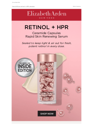 Elizabeth Arden USA - Spotted on Inside Edition 📺