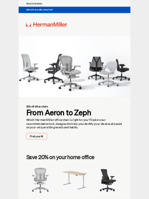 Herman Miller - Home Office Sale: Save on the perfect chair