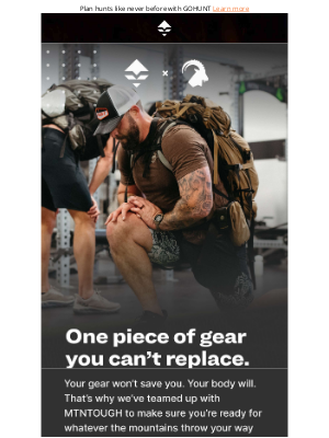 goHUNT - Gear Helps. Toughness Wins.