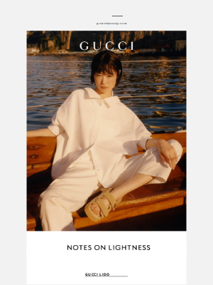 Gucci (Japan) - 太陽と海に寄り添うように