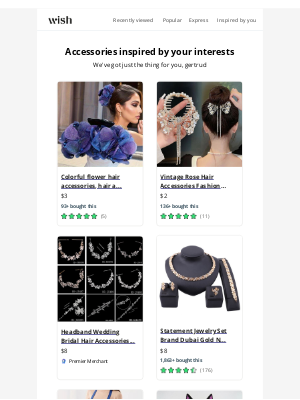 Wish - Your one-stop shop for Accessories 🛍