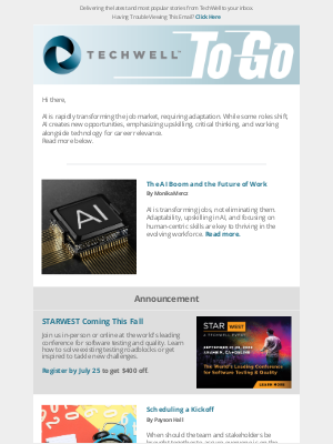 TechWell - The AI Boom and the Future of Work