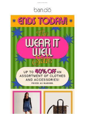 ban.do - Hey! Last day for up to 40% off