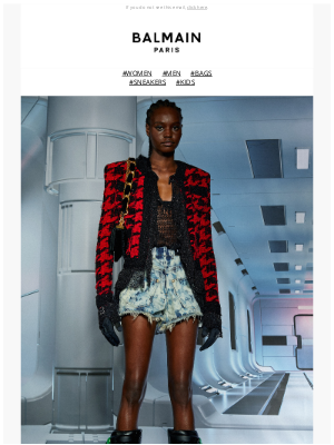 Balmain Paris - BIKER LEATHER & RED COLLECTION | PF22 COLLECTION