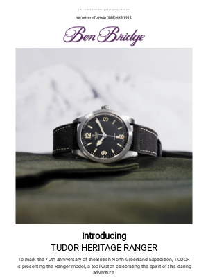 Ben Bridge Jeweler - The New TUDOR Ranger