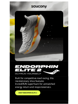 Saucony - Endorphin Elite 2 Available Now!