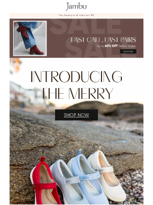 Jambu footwear - Introducing the Merry