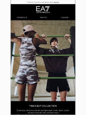 Armani - Tracksuits and outfits for your leisure time