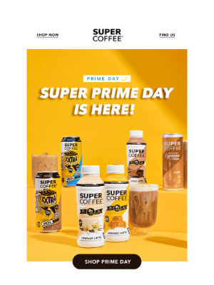 Super Coffee - ⚡ 25% Off for SUPER Prime Day! ⚡