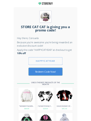 Storenvy - Just For You! 10% off from STORE CAT CAT