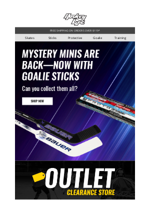 Pro Hockey Life - Bauer Mystery Mini Sticks Are Here