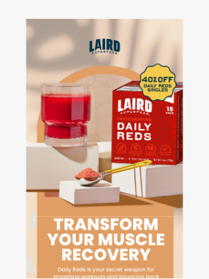 Laird Superfood - Try one of our newer products for 40% off