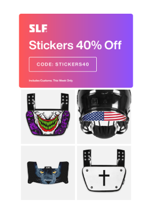 Sleefs - Weekend Sale! Get 40% OFF All Stickers & Decals