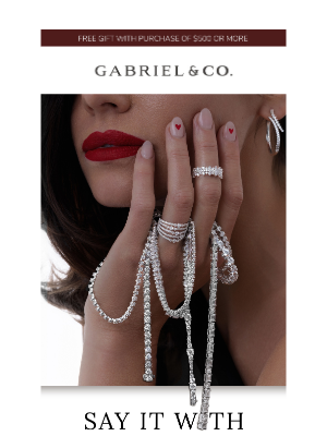 Gabriel & Co. NY - Say It With Diamonds This Valentine's Day