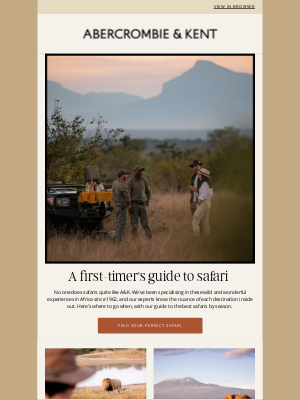 Abercrombie & Kent (United Kingdom) - Safari: where to go and when