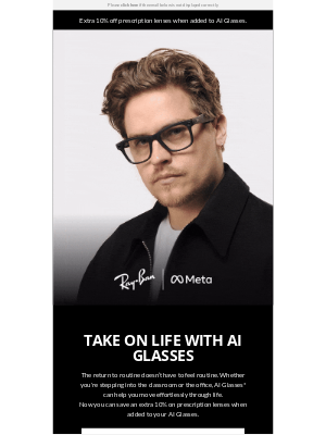 Ray-Ban - Get Back in Action with AI Glasses