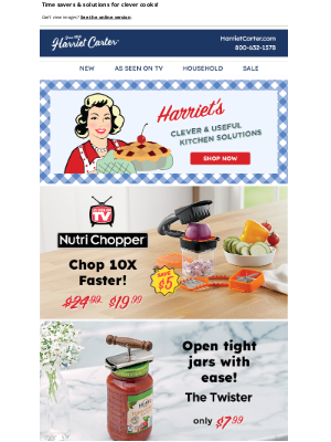 Harriet Carter Gifts - Harriet’s Kitchen All-Stars from $7.99