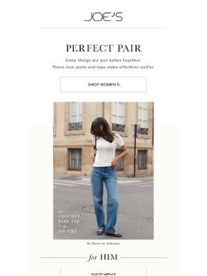 Joe's Jeans - New Summer Staples