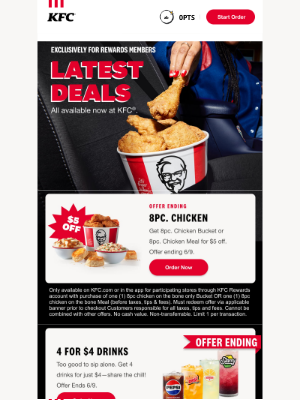 KFC - Mmm, it’s chicken o’clock! 🤤