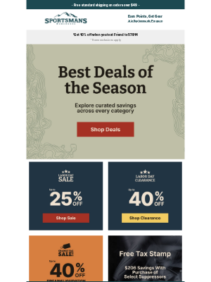 Sportsman’s Warehouse - This Season's Top Deals Are Here!