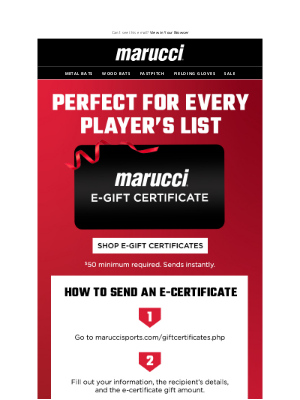 Marucci Sports - Last Minute Gift They’ll Always Love