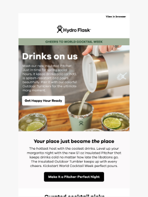 Hydroflask - Celebrating our favorite cocktail