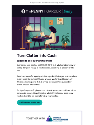 The Penny Hoarder - 15 sites and apps to sell your stuff