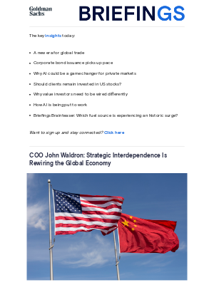Goldman Sachs - Global Trade's New Normal