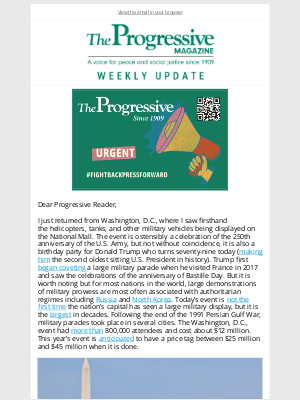 Progressive - Standing up for what is right