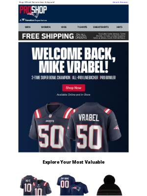 New England Patriots - Welcome Back To The Pats, Mike Vrabel!