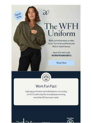 ADAY - Meet Our NEW WFH Uniform