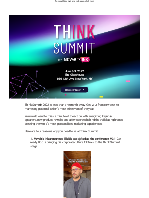 Movable Ink - 4 reasons you won’t want to miss Think Summit