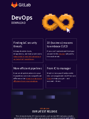 GitLab - DevOps Download: IaC security + pipeline optimization