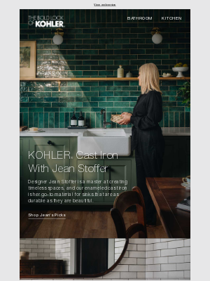 Kohler Co. - Jean Stoffer’s Essential Cast Iron Picks