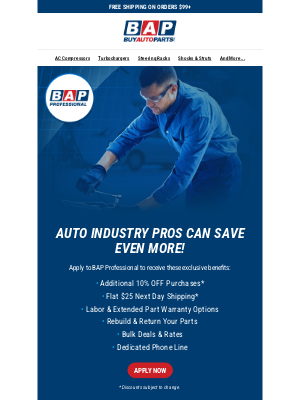 Buy Auto Parts - Calling all automotive professionals!