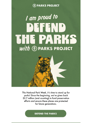 Parks Project - 🐻 Outfit Your Advocacy!