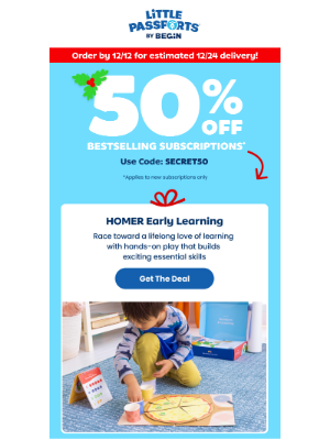 Little Passports, Inc. - 💡Spark a Lifelong Love of Learning + Save up to 50%!💡