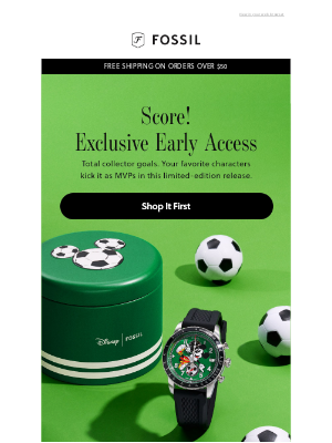 Fossil - Score! Disney⏐Fossil Soccer Is Here ⚽