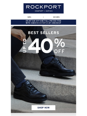 Rockport Company - YOUR FAVES, UP TO 40% OFF