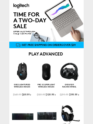 Logitech - Our Flash Sale Starts NOW