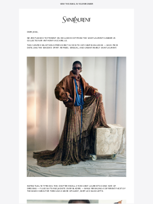 Yves Saint Laurent - An Exclusive Selection of Women’s Summer 25
