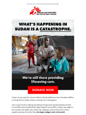 Doctors Without Borders - We need to talk about Sudan
