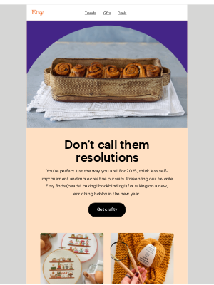 Etsy - We’re reimagining resolutions!