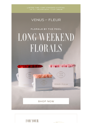 VenusETFleur - Last Day for Complimentary Shipping 🌹