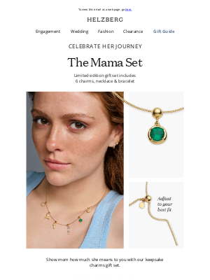 Helzberg Diamonds - The Limited Edition Mama Set is full of charm(s)