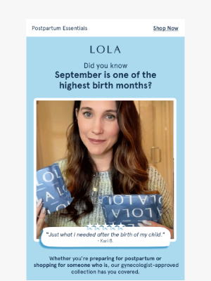 LOLA - No more asking Dr. Google for postpartum recommendations