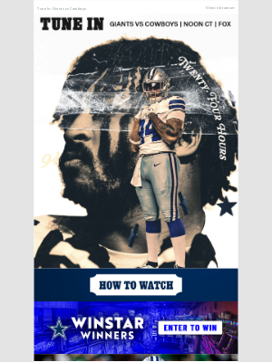 Dallas Cowboys - How to Watch: Giants vs Cowboys 📺