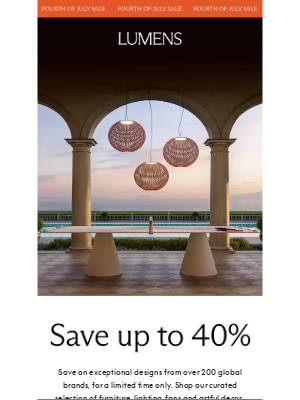 YLiving - SALE: Zafferano America, Buster + Punch, and more.